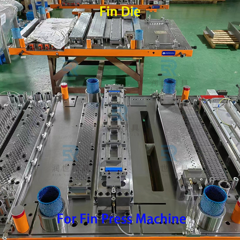 High Speed Fin Press Die And Servo Control Fin Press Line For Pressing ...